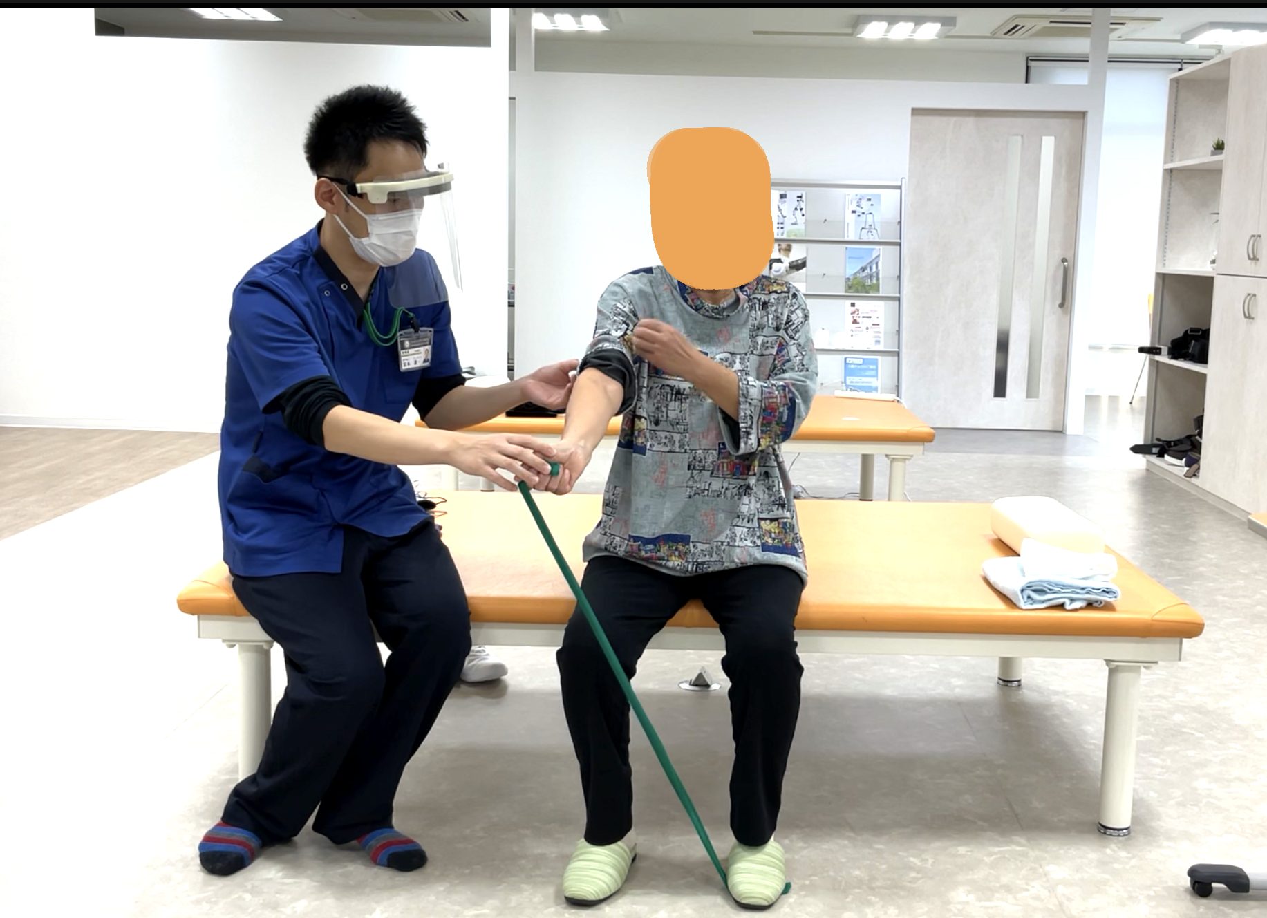 リハビリ中の画像