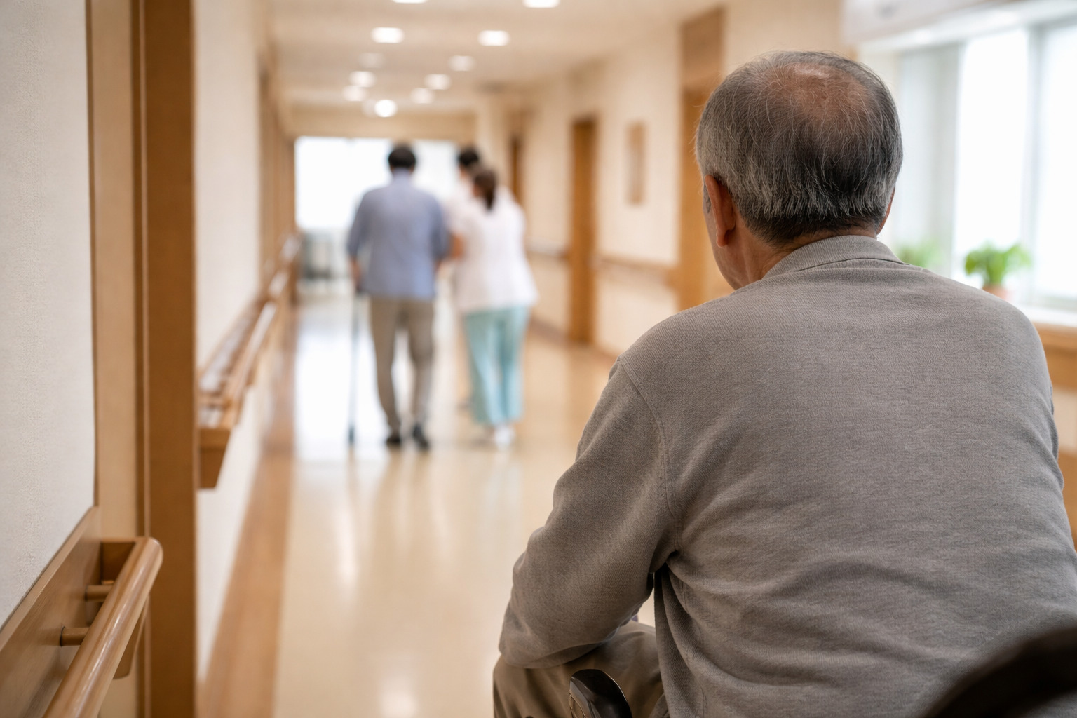 退院後について考えている様子