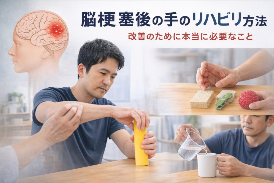 脳梗塞後の手｜改善のために本当に大切なこと