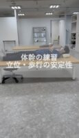 体幹の練習　立位歩行の安定性
