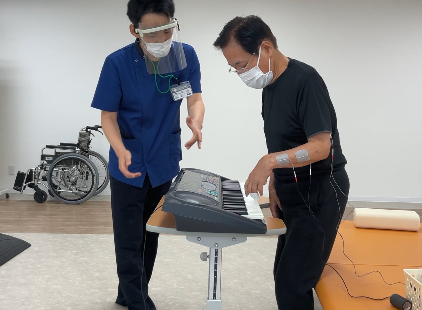 リハビリ中の画像