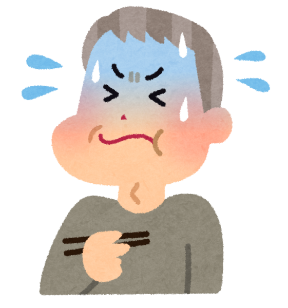 脳梗塞後遺症　嚥下障害による影響