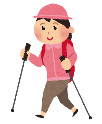 ウォーキングする画像